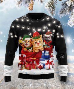 Cat Gifts Noel Christmas Wool Sweater