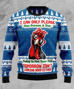 Funny Chicken Christmas Wool Sweater