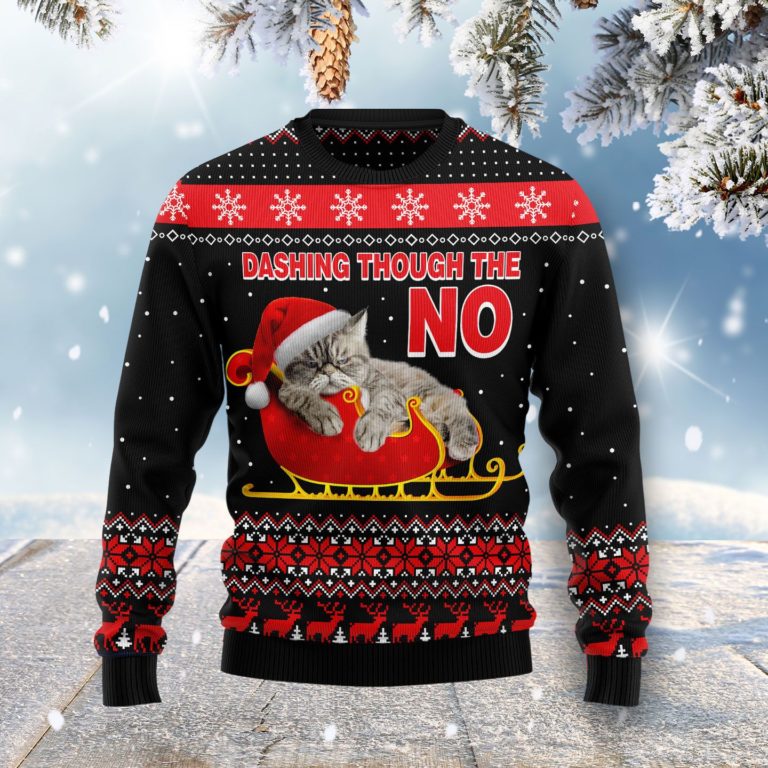 Dashing Through the No Christmas Wool Sweater