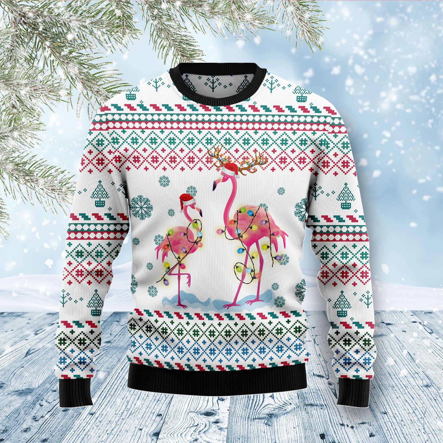 flamingo sweater