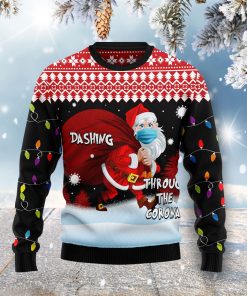 Dashing Through The Corona Christmas Wool Sweater
