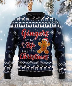 Gingers Are for Life Not Just For Christmas Christmas Wool Sweater