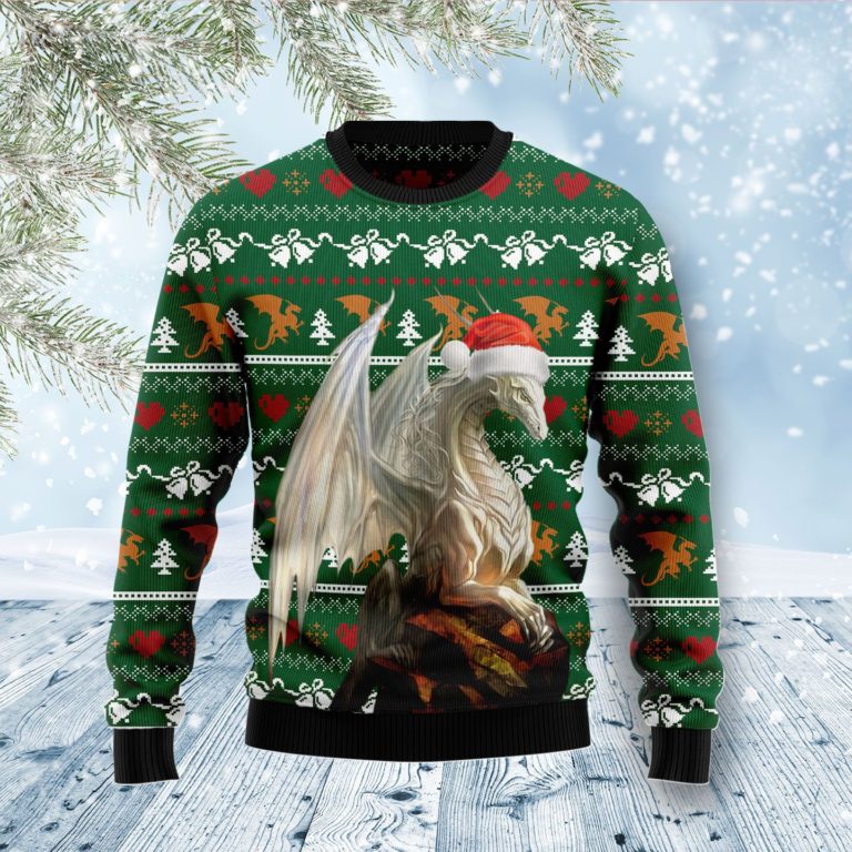 Dragon Nice Christmas Wool Sweater