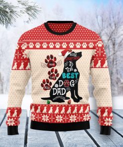 Dog Dad Christmas Christmas Wool Sweater