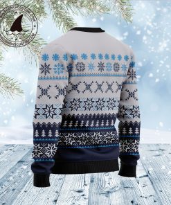 Dachshund Love Santa Moon Christmas Wool Sweater