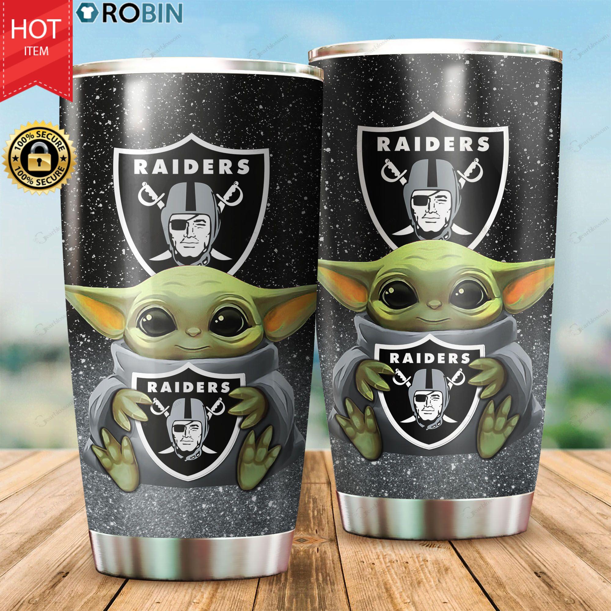 Las Vegas Raiders Yoda Tumbler Happy Gifts For Family And Friend holiday TumBler