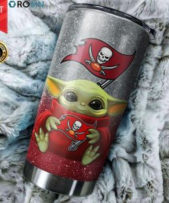 Baby Yoda Hug Tampa Bay Buccaneers 20oz Tumbler Baby Yoda Hug Tampa Bay Buccaneers 20oz Tumbler