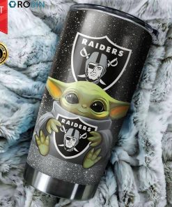Baby Yoda Hug Las Vegas Raiders 20oz Tumbler Baby Yoda Hug Las Vegas Raiders 20oz Tumbler