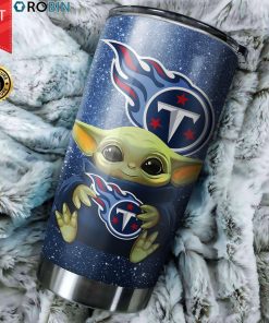 Baby Yoda Hug Tennessee Titans 20oz Tumbler Baby Yoda Hug Tennessee Titans 20oz Tumbler