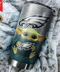 Baby Yoda Hug Philadelphia Eagles 20oz Tumbler Baby Yoda Hug Philadelphia Eagles 20oz Tumbler