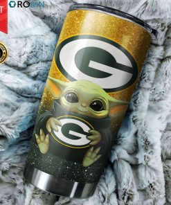 Baby Yoda Hug Green Bay Packers 20oz Tumbler Baby Yoda Hug Green Bay Packers 20oz Tumbler