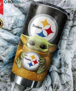 Baby Yoda Hug Pittsburgh Steelers 20oz Tumbler Baby Yoda Hug Pittsburgh Steelers 20oz Tumbler
