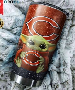 Baby Yoda Hug Chicago Bears 20oz Tumbler Baby Yoda Hug Chicago Bears 20oz Tumbler