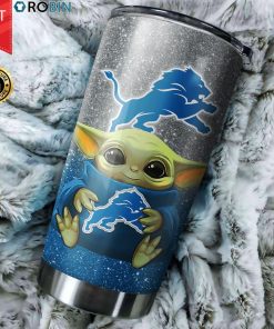 Baby Yoda Hug Detroit Lions 20oz Tumbler Baby Yoda Hug Detroit Lions 20oz Tumbler