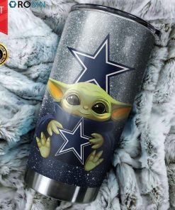 Baby Yoda Hug Dallas Cowboys 20oz Tumbler Baby Yoda Hug Dallas Cowboys 20oz Tumbler