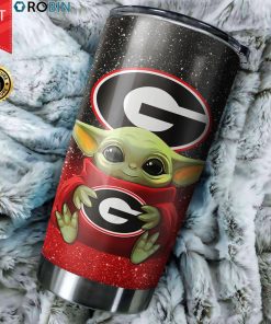 Baby Yoda Hug Georgia Bulldogs 20oz Tumbler Baby Yoda Hug Georgia Bulldogs 20oz Tumbler