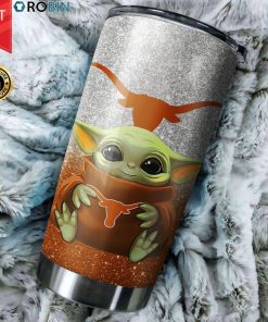 Baby Yoda Hug Texas Longhorns 20oz Tumbler Baby Yoda Hug Texas Longhorns 20oz Tumbler