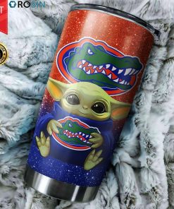 Baby Yoda Hug Florida Gators 20oz Tumbler Baby Yoda Hug Florida Gators 20oz Tumbler