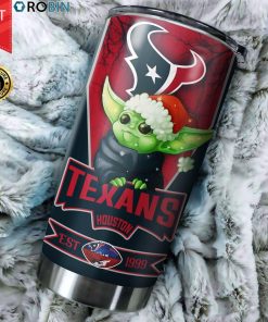 Christmas Baby Yoda Houston Texans NFL 20oz Tumbler Christmas Baby Yoda Houston Texans NFL 20oz Tumbler