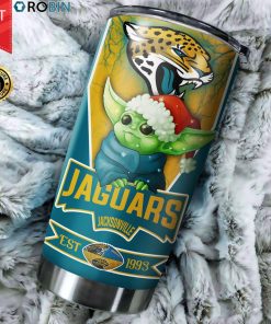 Christmas Baby Yoda Jacksonville Jaguars NFL 20oz Tumbler Christmas Baby Yoda Jacksonville Jaguars NFL 20oz Tumbler