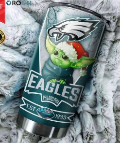 Christmas Baby Yoda Philadelphia Eagles NFL 20oz Tumbler Christmas Baby Yoda Philadelphia Eagles NFL 20oz Tumbler