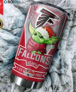 Christmas Baby Yoda Atlanta Falcons NFL 20oz Tumbler Christmas Baby Yoda Atlanta Falcons NFL 20oz Tumbler