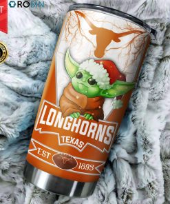 Christmas Baby Yoda Texas Longhorns NCAA 20oz Tumbler Christmas Baby Yoda Texas Longhorns NCAA 20oz Tumbler