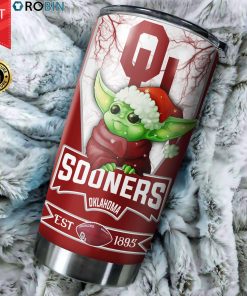 Christmas Baby Yoda Oklahoma Sooners NCAA 20oz Tumbler Christmas Baby Yoda Oklahoma Sooners NCAA 20oz Tumbler