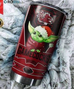 Christmas Baby Yoda South Carolina Gamecocks NCAA 20oz Tumbler Christmas Baby Yoda South Carolina Gamecocks NCAA 20oz Tumbler