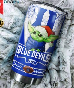 Christmas Baby Yoda Duke Blue Devils NCAA 20oz Tumbler Christmas Baby Yoda Duke Blue Devils NCAA 20oz Tumbler