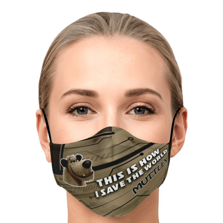 This Is How I Save The World Muttley Face Mask With PM2.5 Filters
