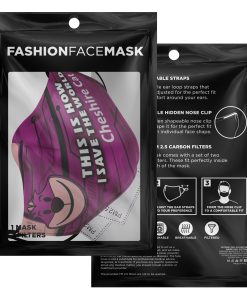 This Is How I Save The World Cheshire Cat Disney Face Mask With PM2.5 Filters This Is How I Save The World Cheshire Cat Disney Face Mask With PM2.5 Filters