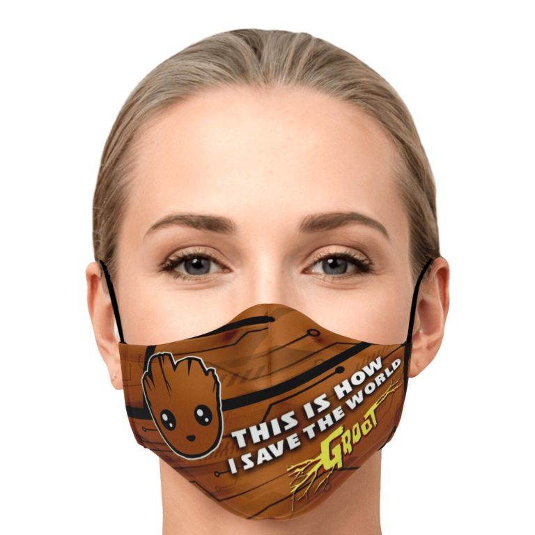 This Is How I Save The World Groot Face Mask With PM2.5 Filters