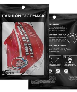 This Is How I Save The World Wendy's Company Face Mask With PM2.5 Filters This Is How I Save The World Wendy's Company Face Mask With PM2.5 Filters