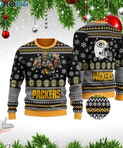 Green Bay Packers 3D Printed Ugly Wool Sweater Green Bay Packers 3D Printed Ugly Wool Sweater