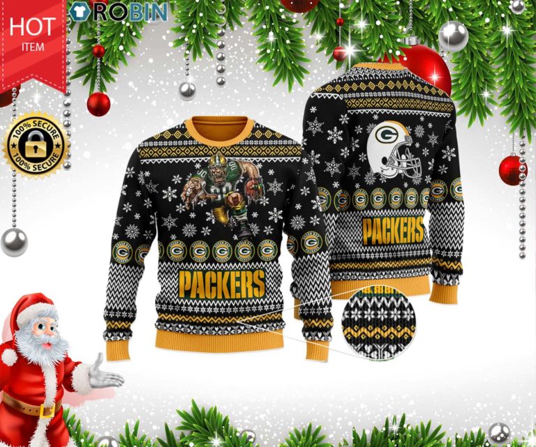 Green Bay Packers 3D Printed Ugly Wool Sweater