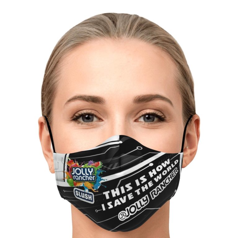 This Is How I Save The World Jolly Ranchers Face Mask With PM2.5 Filters