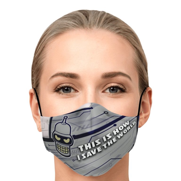 This Is How I Save The World Bender Face Mask With PM2.5 Filters