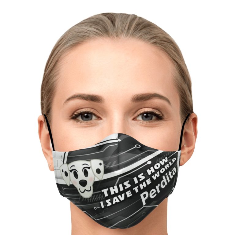 This Is How I Save The World Perdita Disney Face Mask With PM2.5 Filters