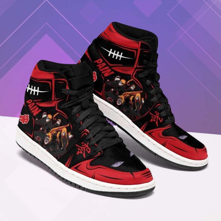 Akatsuki Pain Shoes – Jordan 1 High Sneaker