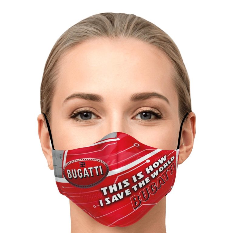 This Is How I Save The World Bugatti Face Mask With PM2.5 Filters