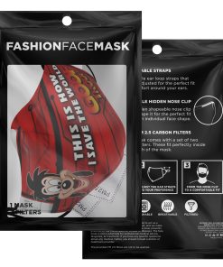 This Is How I Save The World Max Goof Face Mask With PM2.5 Filters This Is How I Save The World Max Goof Face Mask With PM2.5 Filters