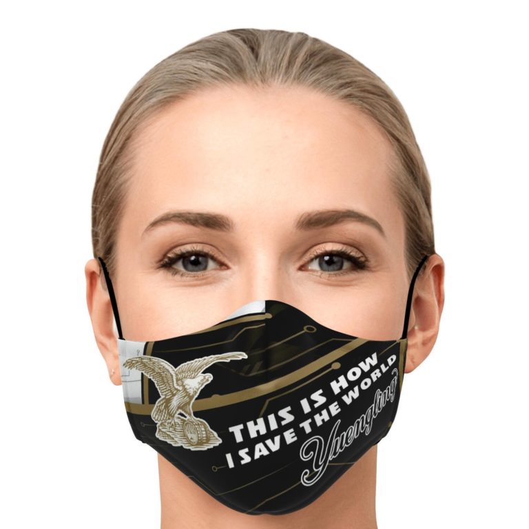 This Is How I Save The World Yuengling Lager Face Mask With PM2.5 Filters