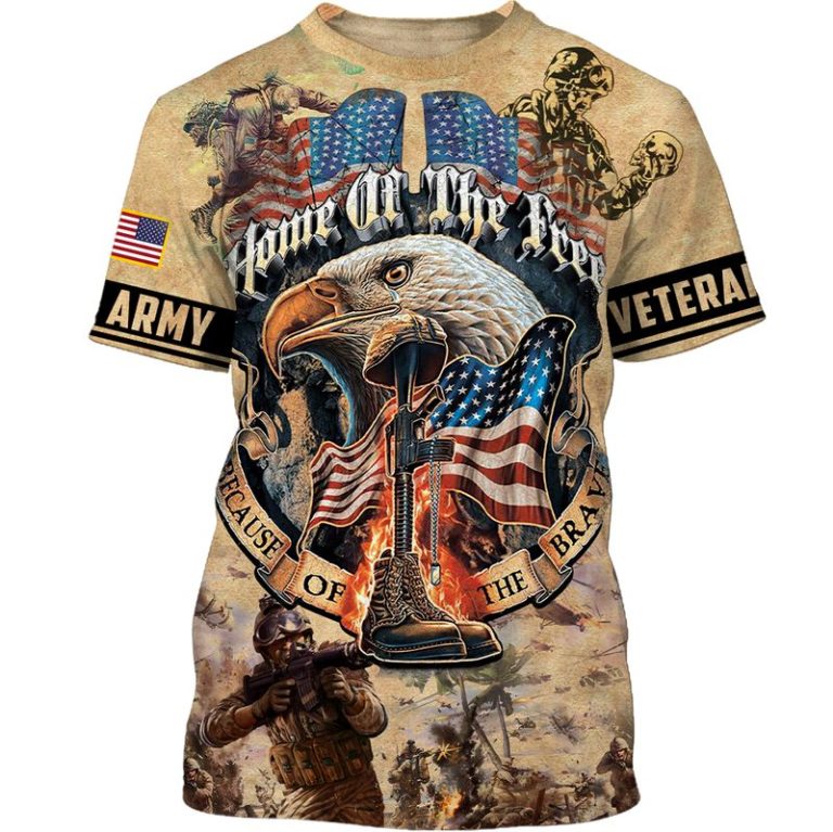 Army Veteran Full Print Sweater, Hoodie, T Shirt.