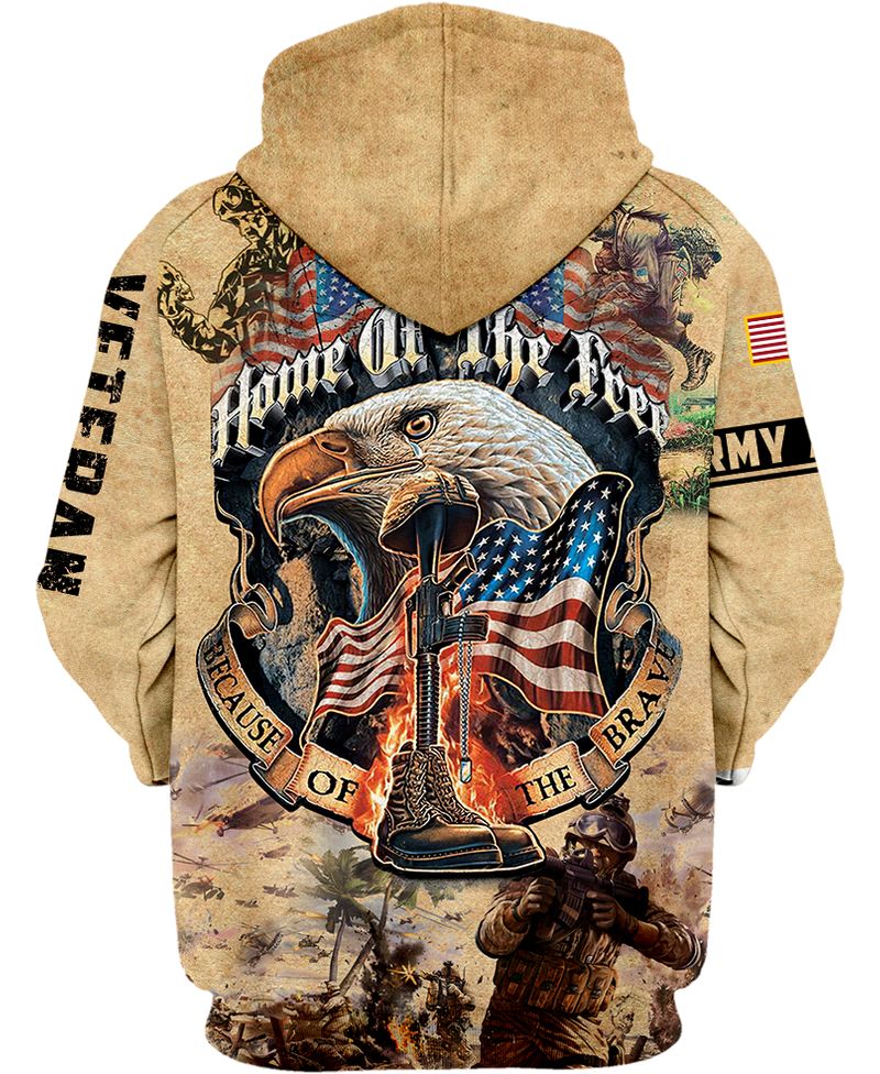 Army Veteran Full Print Sweater, Hoodie, T Shirt. - RobinPlaceFabrics