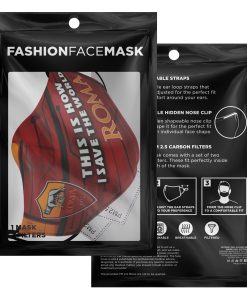 This Is How I Save The World Roma Face Mask With PM2.5 Filters This Is How I Save The World Roma Face Mask With PM2.5 Filters