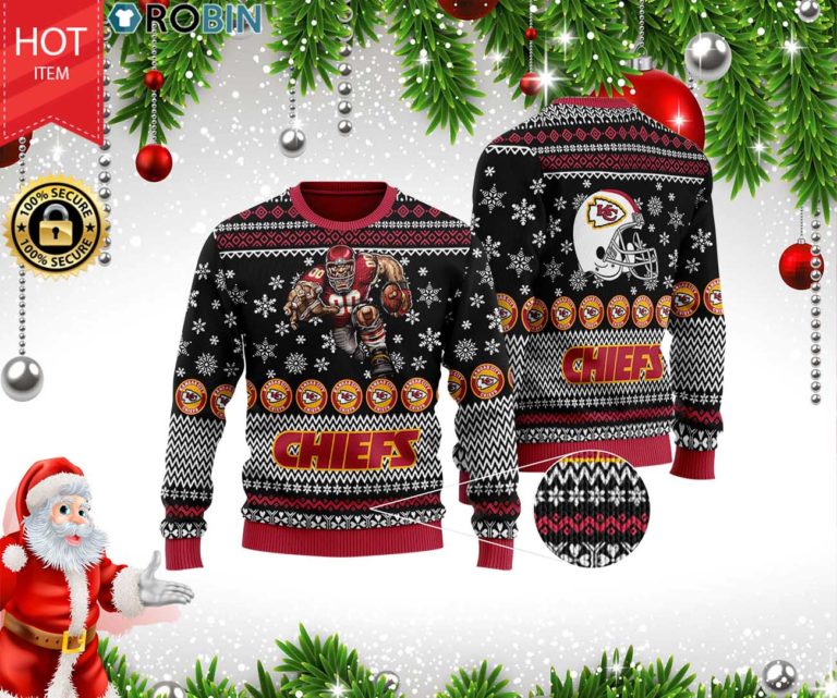 Kansas City Chiefs Ugly Christmas Wool Sweater