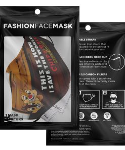 This Is How I Save The World Chip 'n' Dale Face Mask With PM2.5 Filters This Is How I Save The World Chip 'n' Dale Face Mask With PM2.5 Filters