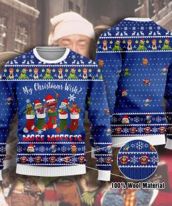The Muppets Christmas All-Over Print Wool Sweater