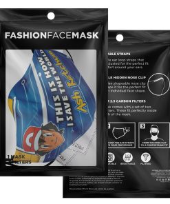 This Is How I Save The World Ash Ketchum Face Mask With PM2.5 Filters